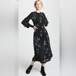 Ganni Rometty Georgette dress